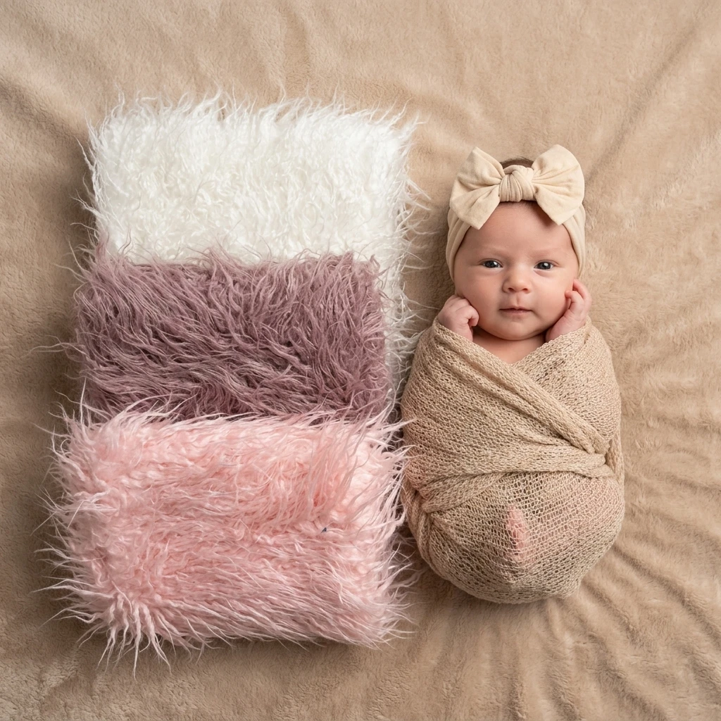 3Pcs Newborn Baby Photography Props Fluffy Blanket Stretch Wrap Swaddle Butterfly Headband Infant Photo Shoot Accessories
3Pcs Newborn Baby Photography Props Fluffy Blanket Stretch Wrap Swaddle Butterfly Headband Infant Photo Shoot Accessories