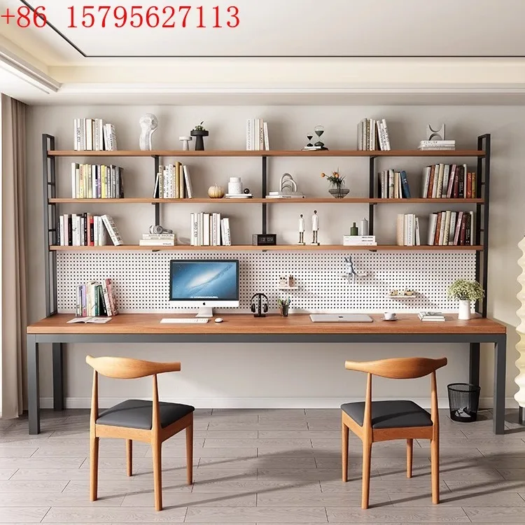 Nordic solid wood desk student home writing table bedroom bookcase integrated table
Nordic solid wood desk student home writing table bedroom bookcase integrated table