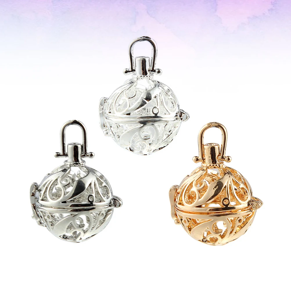Aromatherapy Essential Oil Pendant Hollow Out Ball Necklace DIY Jewelry Making Accessories Geometric Design Fragrance Diffuser
Aromatherapy Essential Oil Pendant Hollow Out Ball Necklace DIY Jewelry Making Accessories Geometric Design Fragrance Diffuser