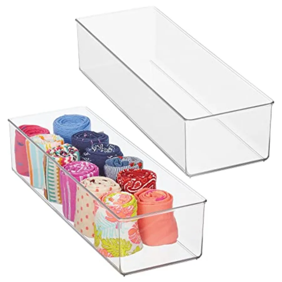 Plastic Drawer Organizer Box, Long Storage Organizer Bin Container; For Closets, Bedrooms, Use for Leggings, Socks, Ties, Jewel
Plastic Drawer Organizer Box, Long Storage Organizer Bin Container; For Closets, Bedrooms, Use for Leggings, Socks, Ties, Jewel