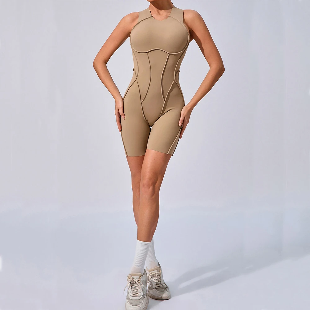 Women Sleeveless Jumpsuit Tracksuits Woman One-Piece Gym Set Fast Dry With Chest Pad Push Up Yoga Clothing Suit for Fitness Set
Women Sleeveless Jumpsuit Tracksuits Woman One-Piece Gym Set Fast Dry With Chest Pad Push Up Yoga Clothing Suit for Fitness Set