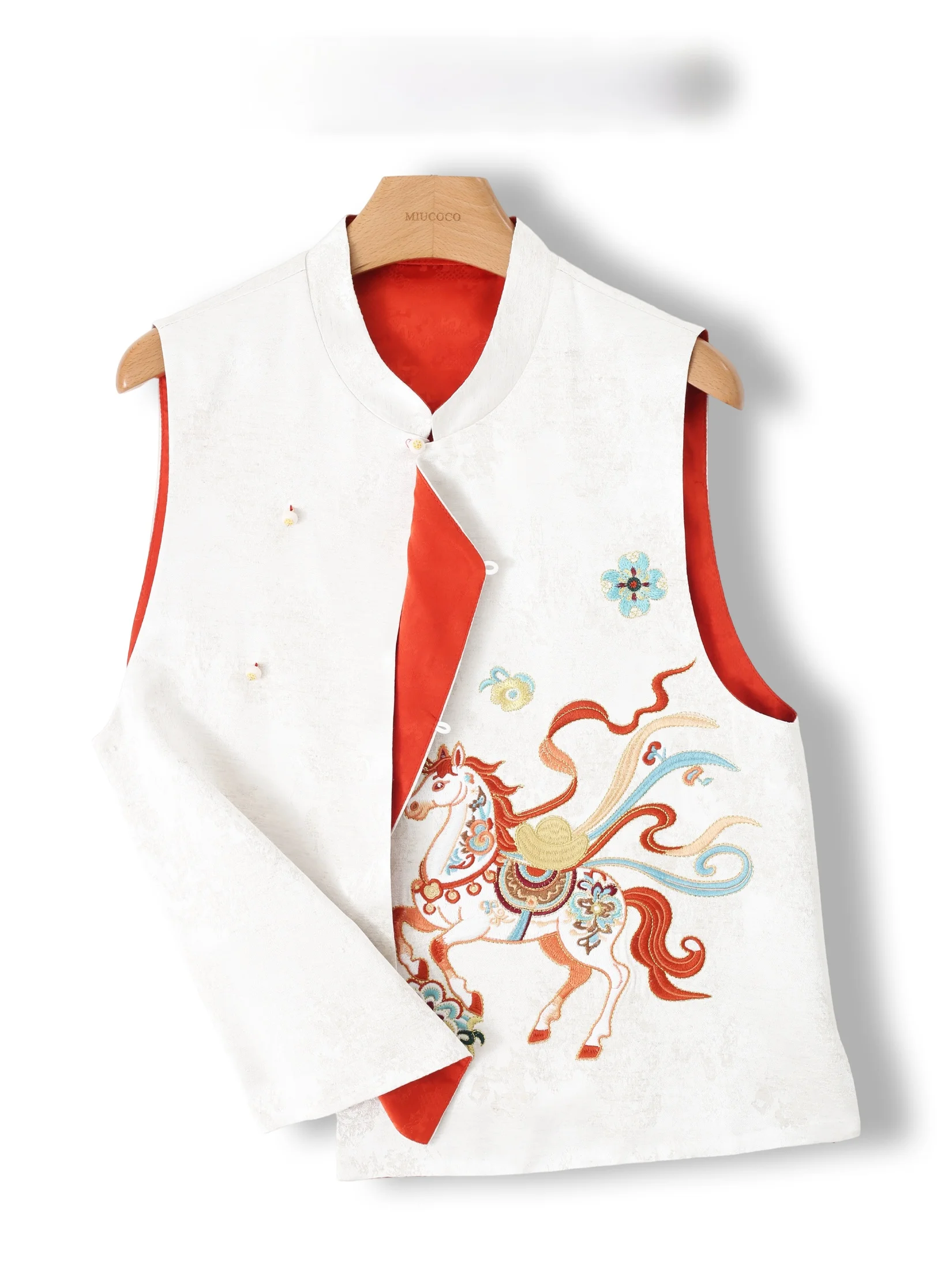 New Chinese Style Embroidered Vest Women's Slimming Top Layered Fashionable Heavy Work Embroidery Jacket Girl's Straight Tube
New Chinese Style Embroidered Vest Women's Slimming Top Layered Fashionable Heavy Work Embroidery Jacket Girl's Straight Tube