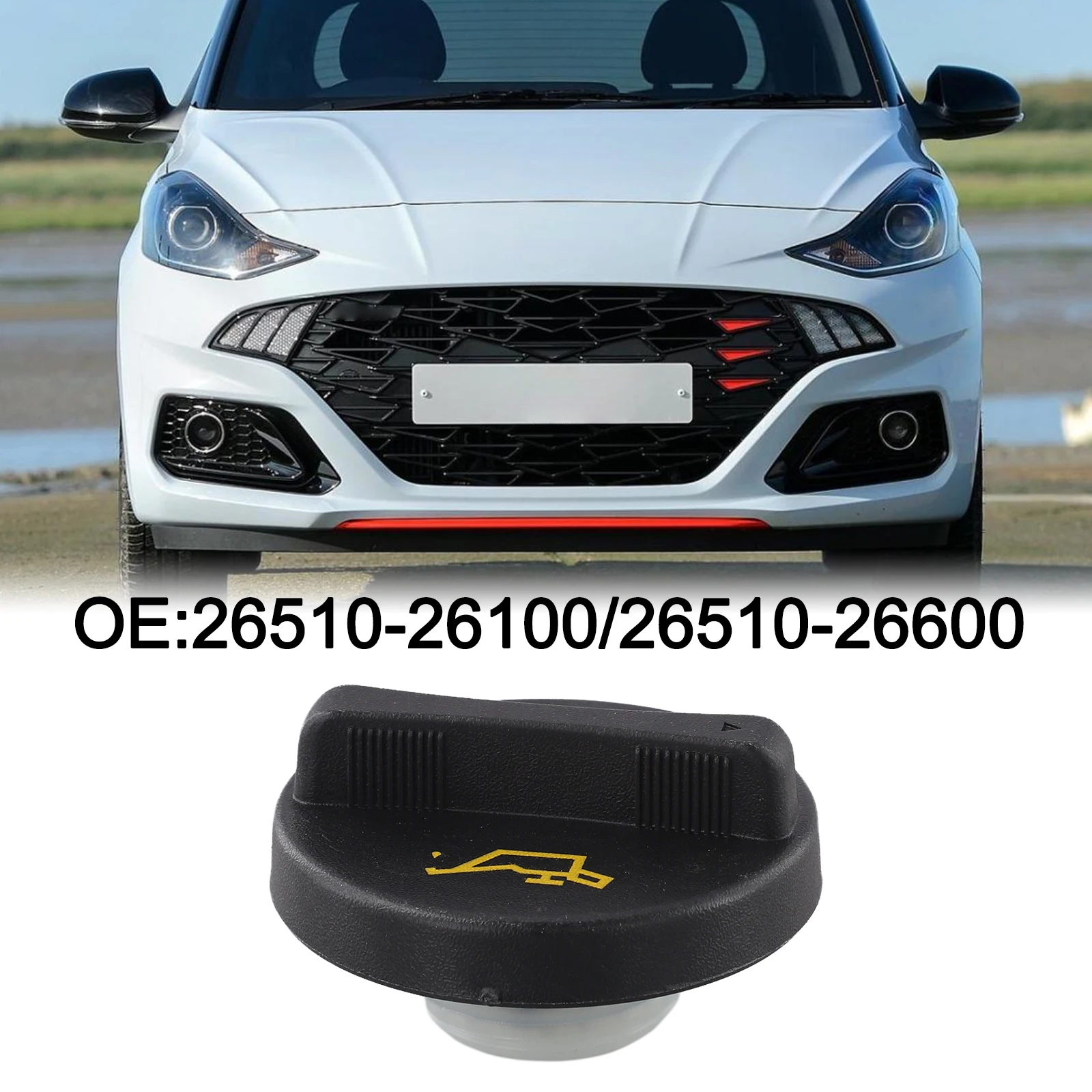 Car Oil Filler Cap 26510-26600 For Hyundai For I30 For Ix20 Ix35 Ix55 For Tucson Automobile Accessories
Car Oil Filler Cap 26510-26600 For Hyundai For I30 For Ix20 Ix35 Ix55 For Tucson Automobile Accessories
