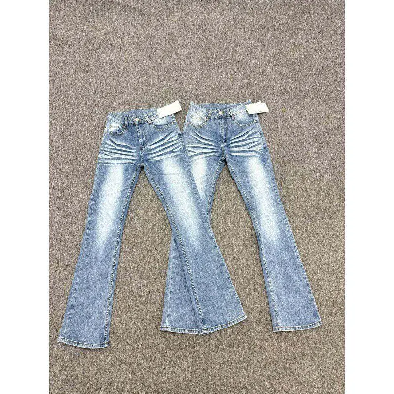 American Basic Light Blue High Elasticity Flared Jeans Men's Casual Cleanfit Long Pants Low Waist Drawstring Other Fabrics
American Basic Light Blue High Elasticity Flared Jeans Men's Casual Cleanfit Long Pants Low Waist Drawstring Other Fabrics