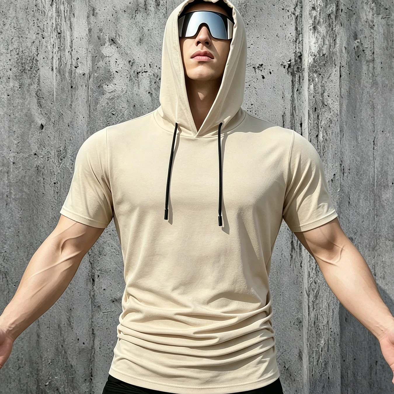 Men Muscle Hooded Short Sleeve Tee Quick Dry Breathable Pullover Athletic Gym Daily Casual Top for Daily Casual Wear
Men Muscle Hooded Short Sleeve Tee Quick Dry Breathable Pullover Athletic Gym Daily Casual Top for Daily Casual Wear