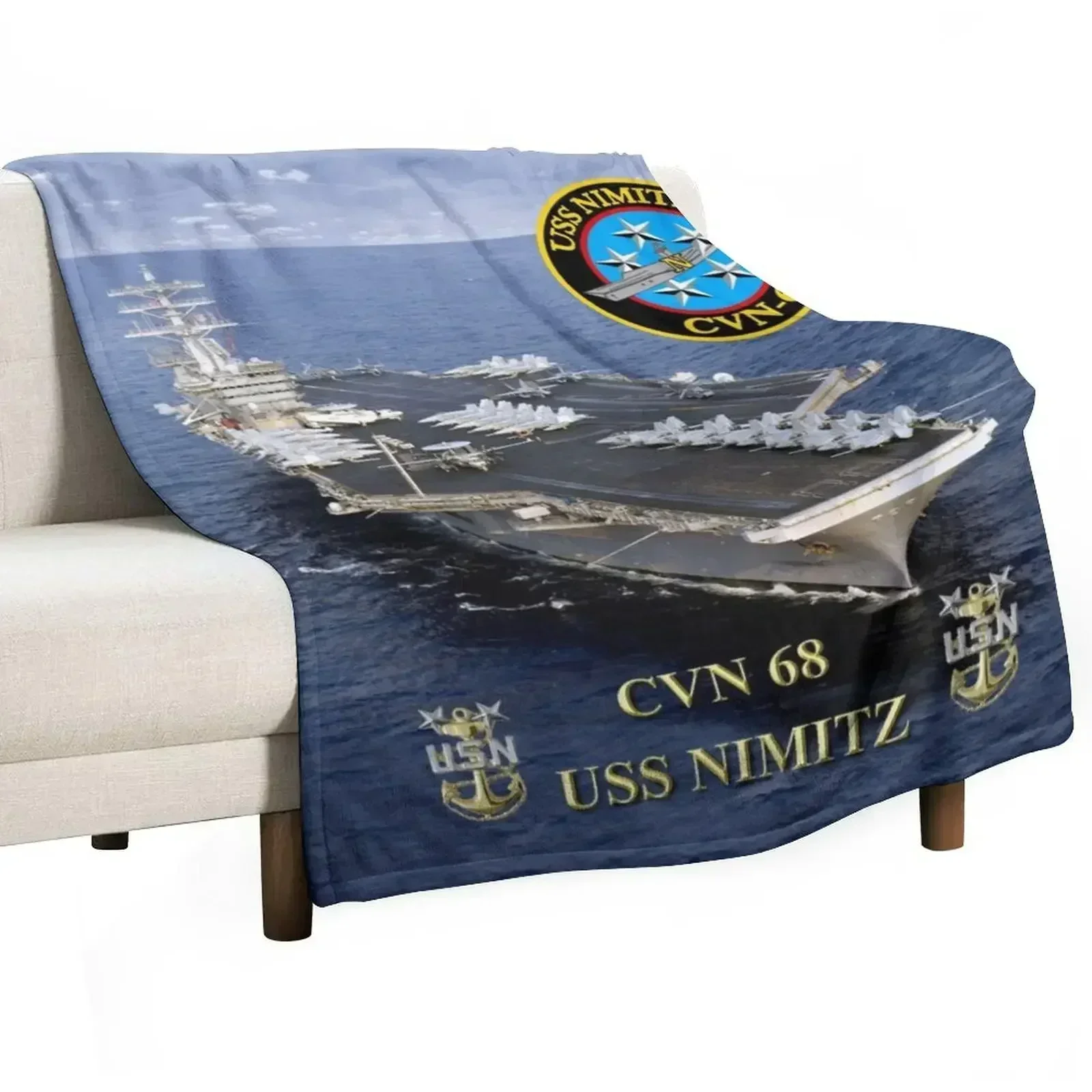 CVN-68 USS Nimitz Throw Blanket Cozy Microfiber Throw Blanket for Home Bedroom
CVN-68 USS Nimitz Throw Blanket Cozy Microfiber Throw Blanket for Home Bedroom