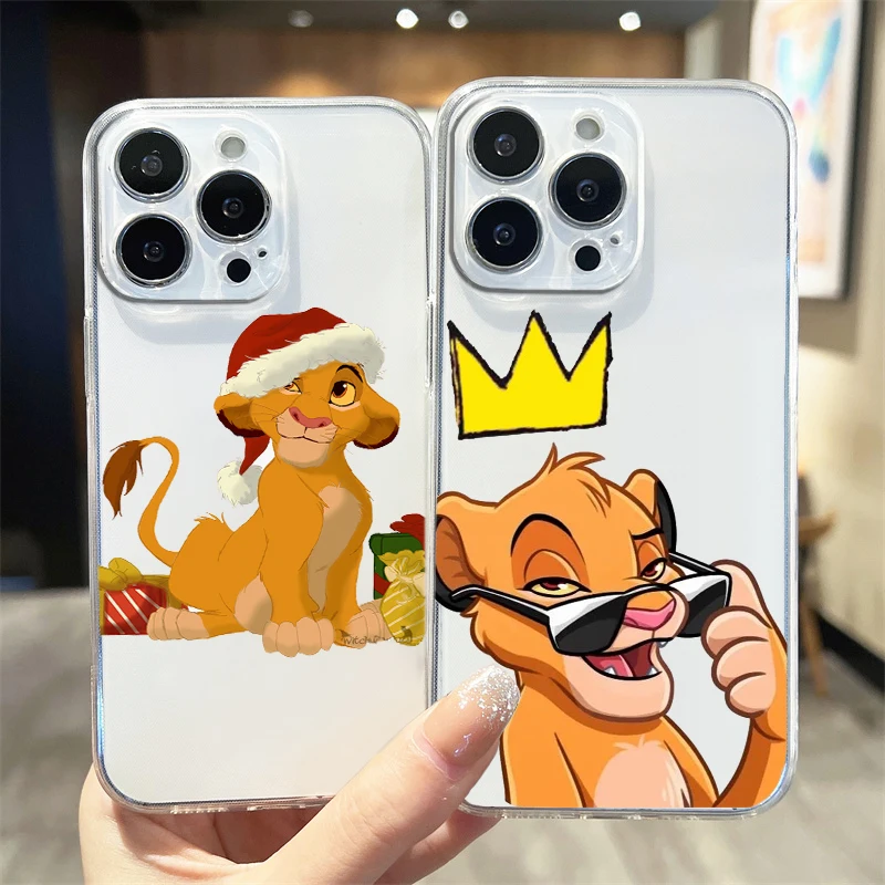 Disney Lion King Transparent Phone Case For Apple iPhone 15 14 13 12 11 Mini XS XR X Pro MAX 8 7 6 Plus Cover
Disney Lion King Transparent Phone Case For Apple iPhone 15 14 13 12 11 Mini XS XR X Pro MAX 8 7 6 Plus Cover