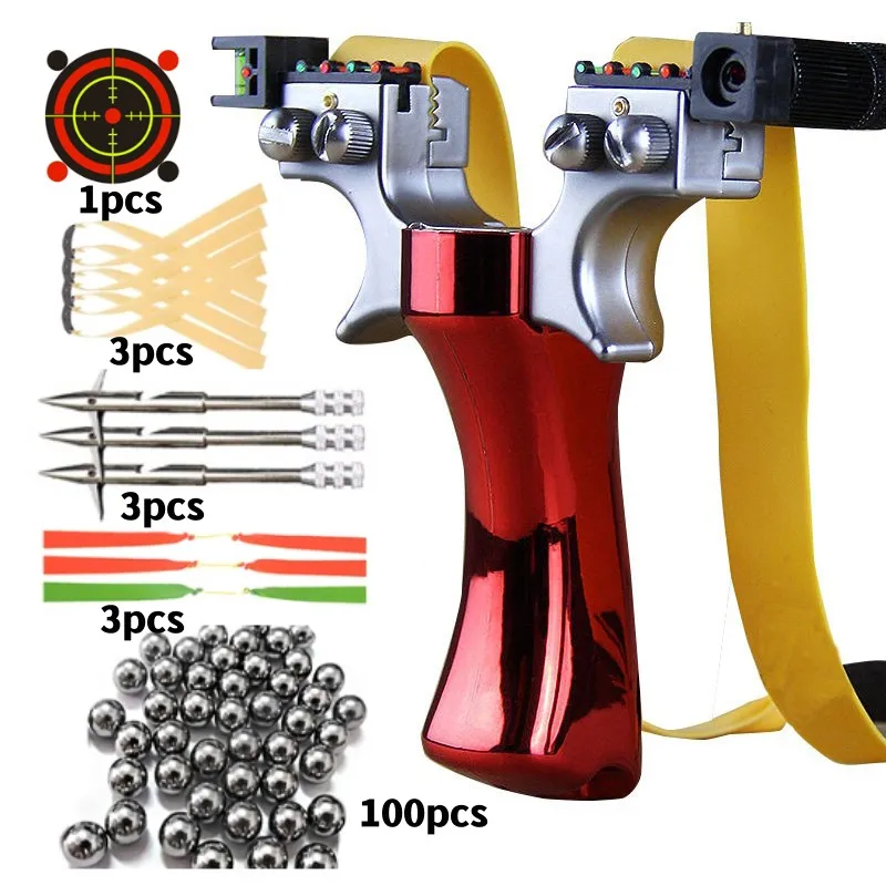 Laser aimed slingshot fishing fast pressure slingshot hunting fishing gun catapult outdoor camping
Laser aimed slingshot fishing fast pressure slingshot hunting fishing gun catapult outdoor camping