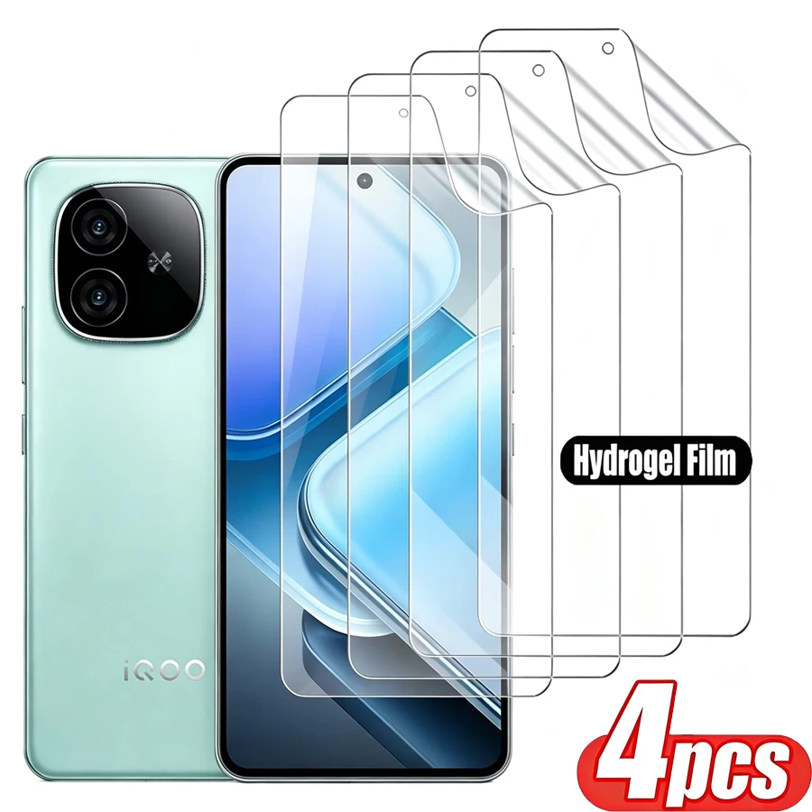 Матовая гидрогелевая пленка для IQOO Z9 Z10 Z11 Turbo Plus Pro, 4 шт., защитная пленка для экрана Z9X Z10X, мягкая защитная пленка
Матовая гидрогелевая пленка для IQOO Z9 Z10 Z11 Turbo Plus Pro, 4 шт., защитная пленка для экрана Z9X Z10X, мягкая защитная пленка