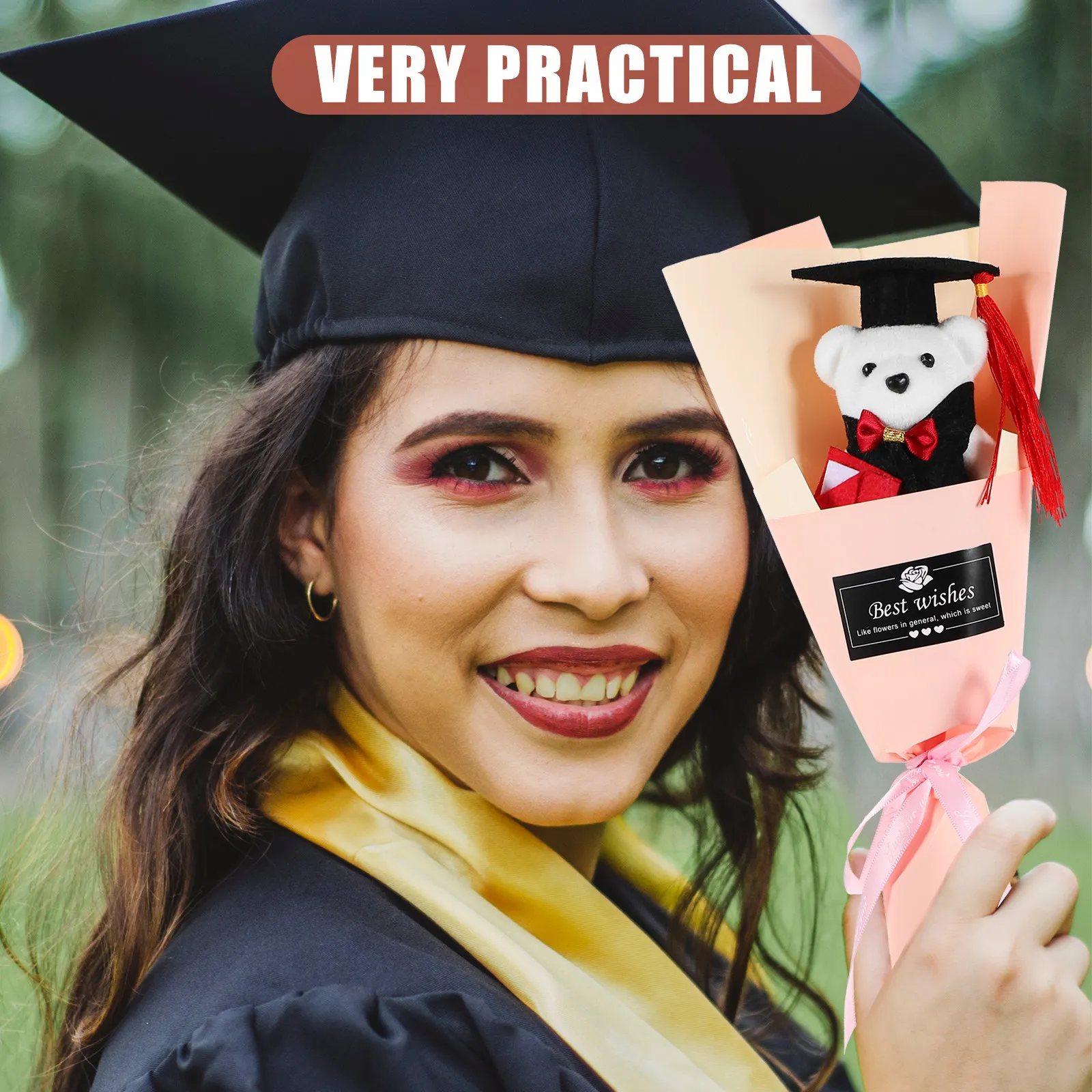 Graduation Bear Bouquet Handcrafted Paper Fabric Decor for Graduation Party Photo Prop Elegant Atmosphere Enhancer Grad Gift
Graduation Bear Bouquet Handcrafted Paper Fabric Decor for Graduation Party Photo Prop Elegant Atmosphere Enhancer Grad Gift