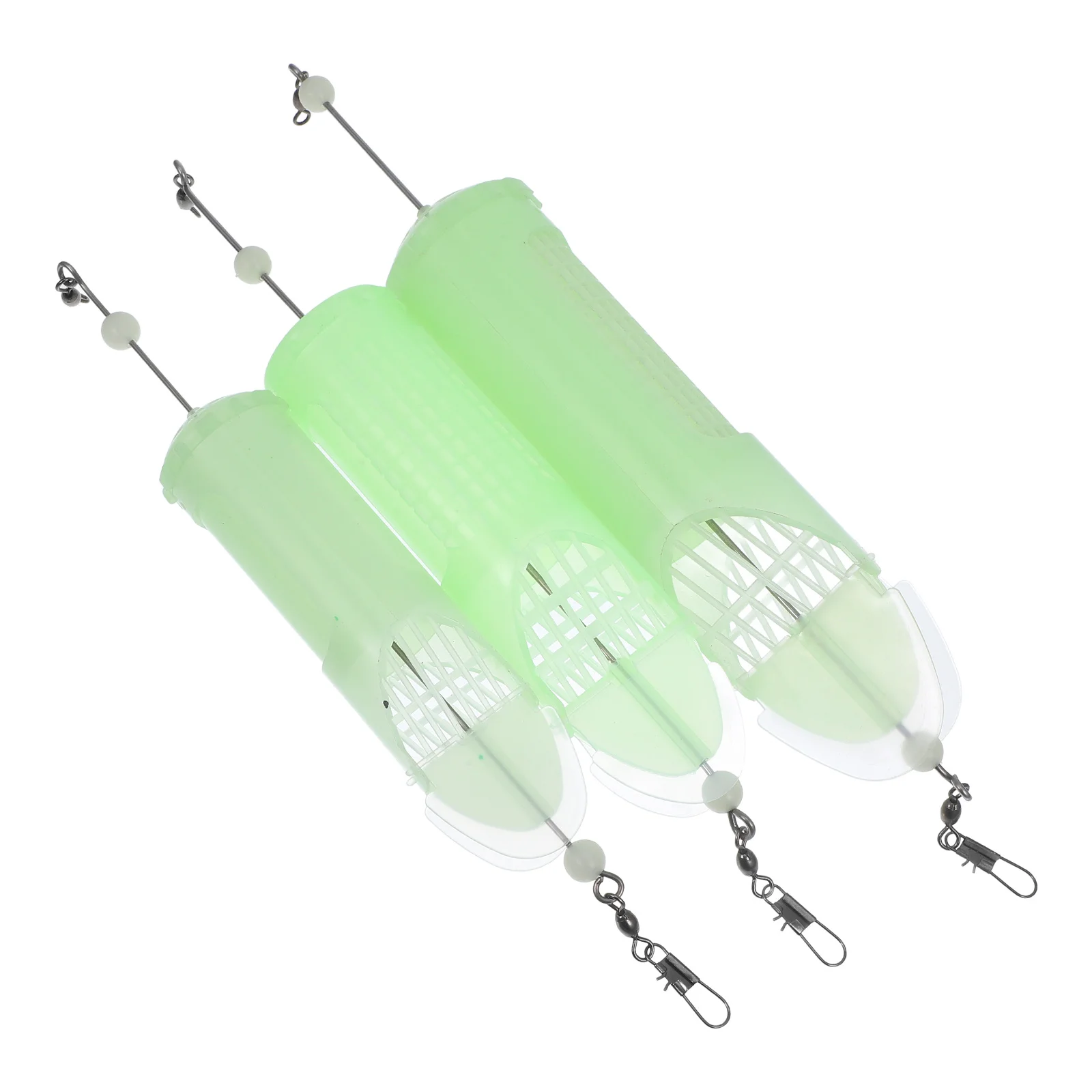3 Pcs Green Plastic Bait Cage for Fishing Carp Lure Holder Durable Lightweight Outdoor Fishing Tackle Accessories
3 Pcs Green Plastic Bait Cage for Fishing Carp Lure Holder Durable Lightweight Outdoor Fishing Tackle Accessories