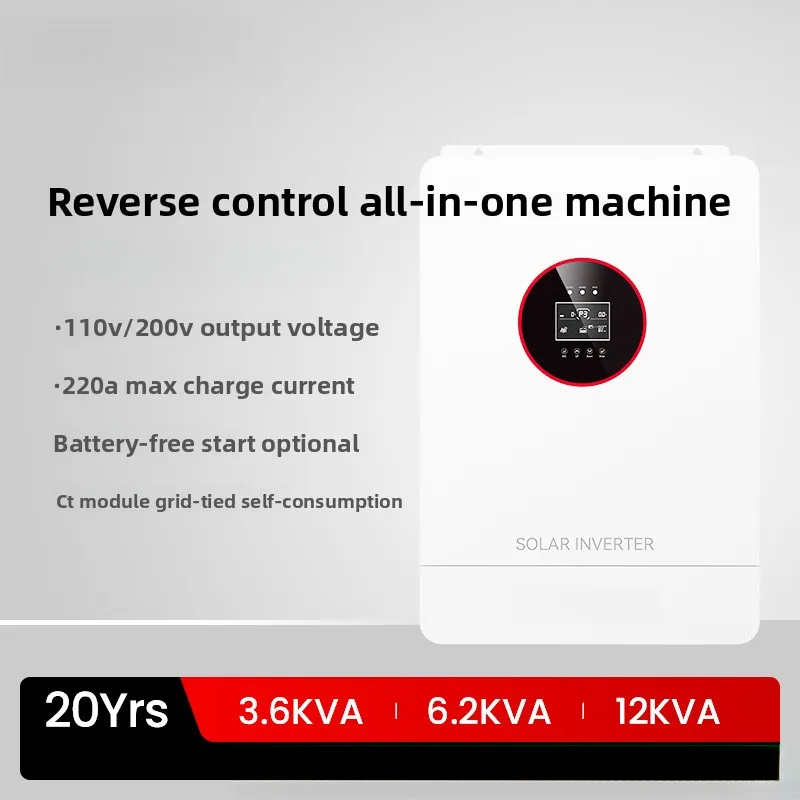 Inverter off-grid energy storage photovoltaic integrated control system hybrid24V/48V/6.2KWSolar Inverter for Home Use
Inverter off-grid energy storage photovoltaic integrated control system hybrid24V/48V/6.2KWSolar Inverter for Home Use