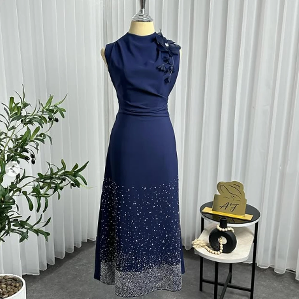Customized High quality Classic Jersey Flower Sequined Pleat Straight High Collar Midi Dresses Prom Dresses Retro Elegant
Customized High quality Classic Jersey Flower Sequined Pleat Straight High Collar Midi Dresses Prom Dresses Retro Elegant