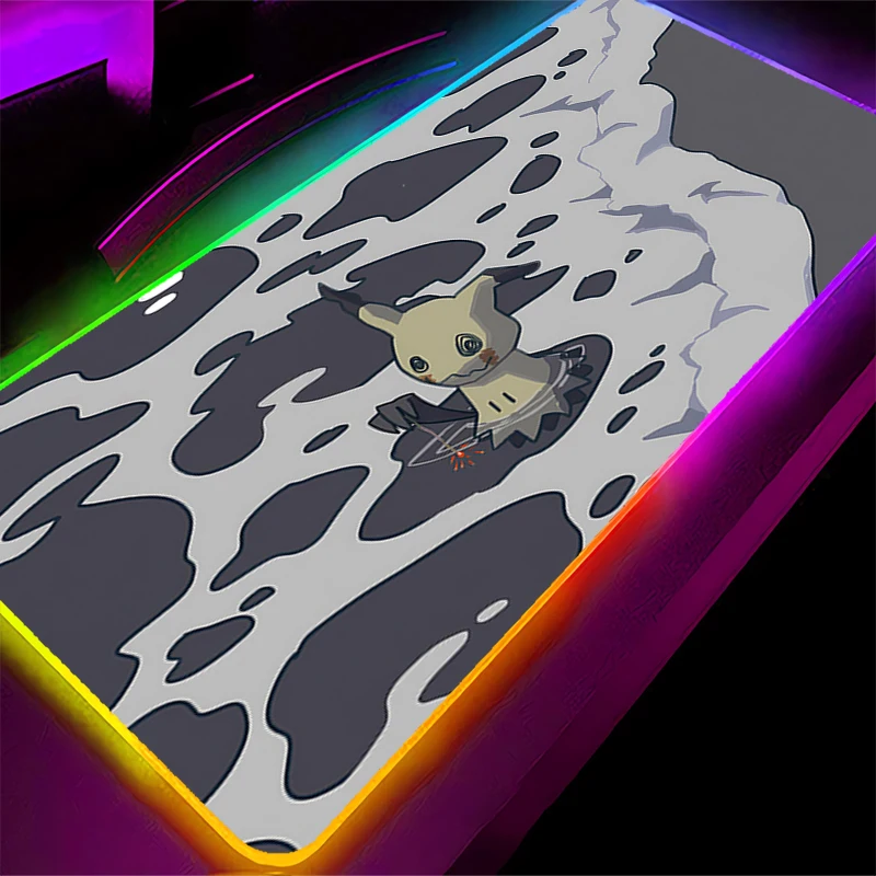 Natural Rubber RGB Mouse Pad pc Computer Large Backlight Desk mat Keyboard Anime Gaming Pokemon Mimikyu Accessories LED Mousepad
Natural Rubber RGB Mouse Pad pc Computer Large Backlight Desk mat Keyboard Anime Gaming Pokemon Mimikyu Accessories LED Mousepad