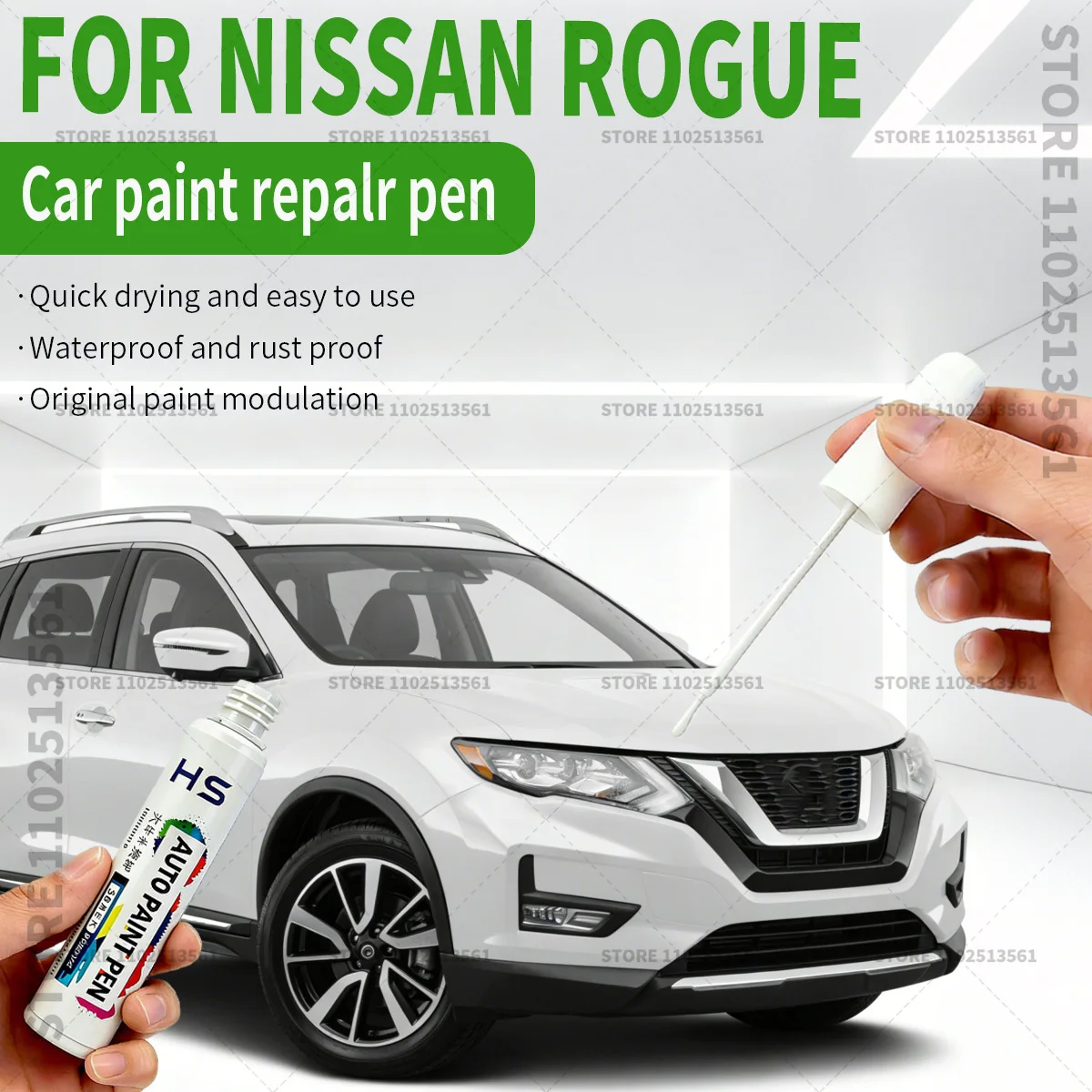 Car Paint Repair Pen Restores Original Factory Paint Finish For Nissan Rogue Ocean Blue Scarlet Ember white Silver Baja Storm
Car Paint Repair Pen Restores Original Factory Paint Finish For Nissan Rogue Ocean Blue Scarlet Ember white Silver Baja Storm