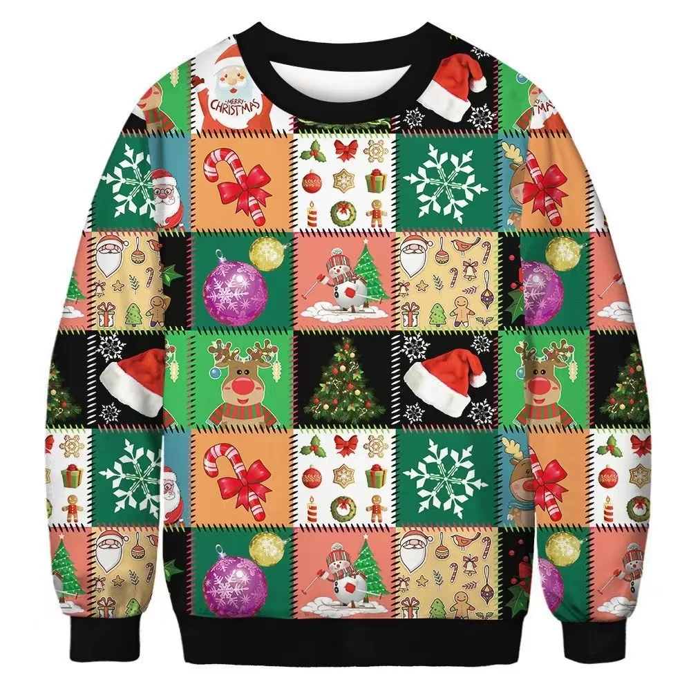 Cross-Border Hot Sales Of New 3D Printed Crew-Neck Long-Sleeved Hoodie Couples Christmas Men's Hoodie Women's Hoodie
Cross-Border Hot Sales Of New 3D Printed Crew-Neck Long-Sleeved Hoodie Couples Christmas Men's Hoodie Women's Hoodie