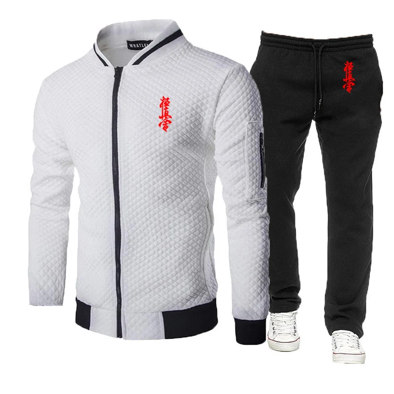 2025 Spring Autumn Man's Kyokushin Karate Masutatsu Oyama Japan Logo Print Slim Fashion Zipper Coat+Leisure Long Pants Suits
2025 Spring Autumn Man's Kyokushin Karate Masutatsu Oyama Japan Logo Print Slim Fashion Zipper Coat+Leisure Long Pants Suits