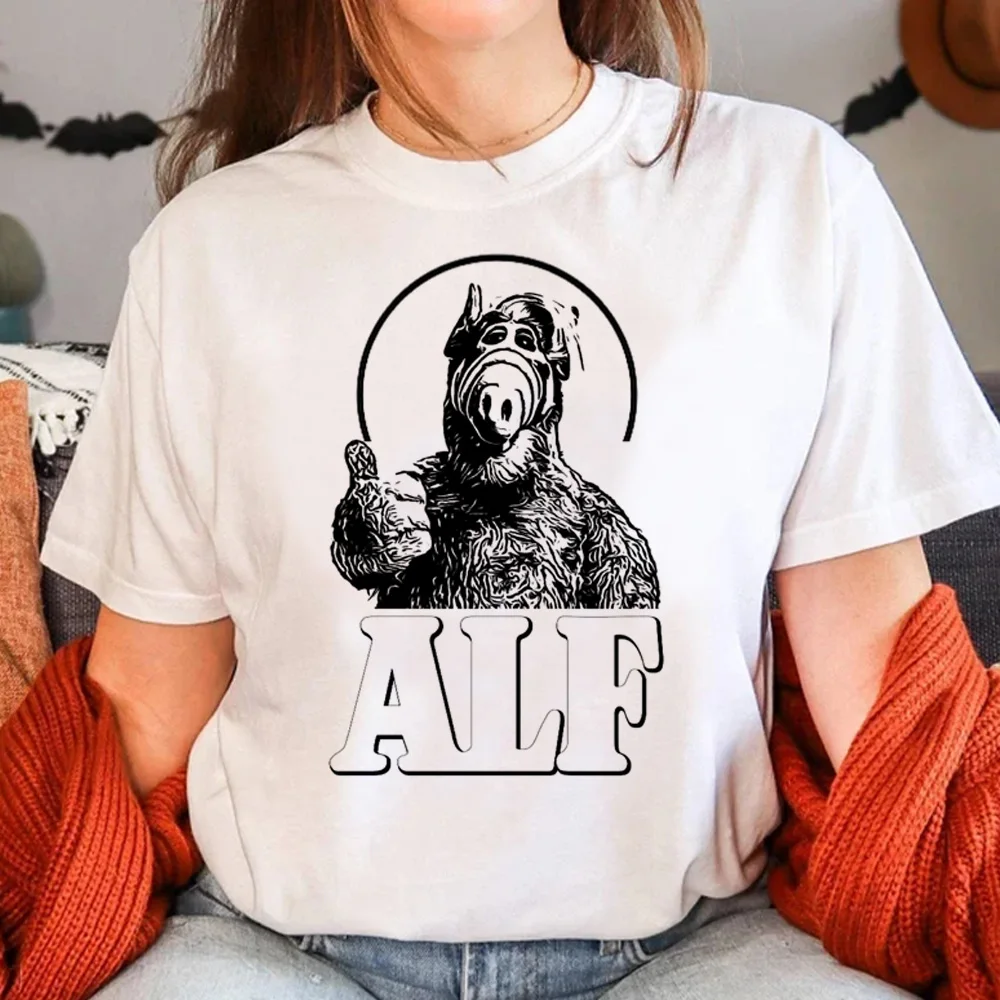 Alf Tee women summer top female harajuku funny clothing
Alf Tee women summer top female harajuku funny clothing