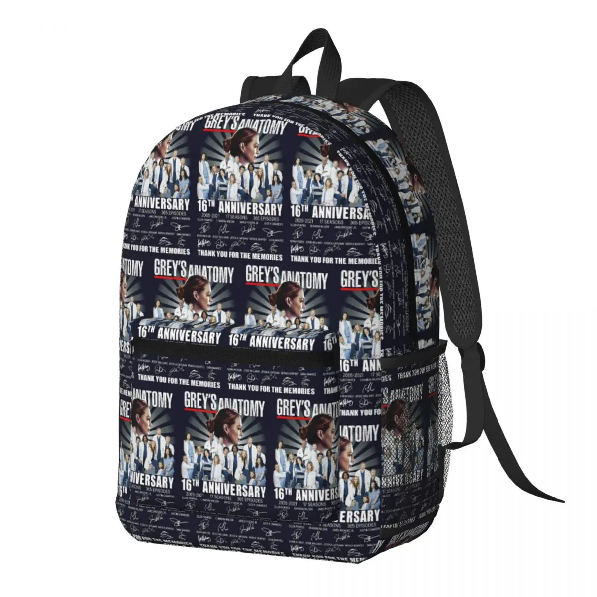 Greys Anatomy 16Th Anniversary 2005 2021 17 Seasons Thank You For The Memories Backpack Daypack BookBag School Bag Shoulder Bags
Greys Anatomy 16Th Anniversary 2005 2021 17 Seasons Thank You For The Memories Backpack Daypack BookBag School Bag Shoulder Bags