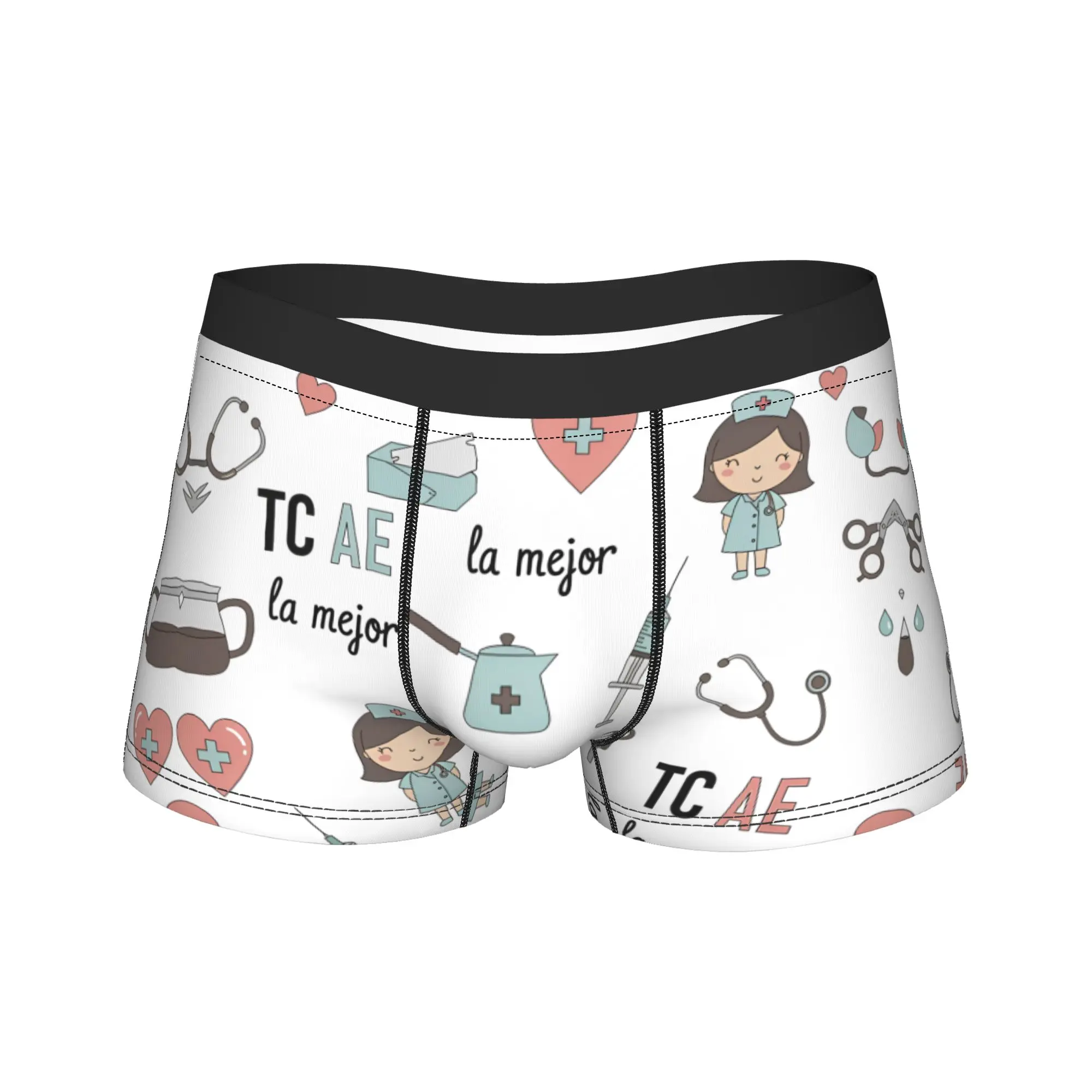 Enfermera En Apuros Doctor Nurse Shorts Briefs Underwear High Quality Males Elastic Trunk Pattern Plus Size Panties
Enfermera En Apuros Doctor Nurse Shorts Briefs Underwear High Quality Males Elastic Trunk Pattern Plus Size Panties