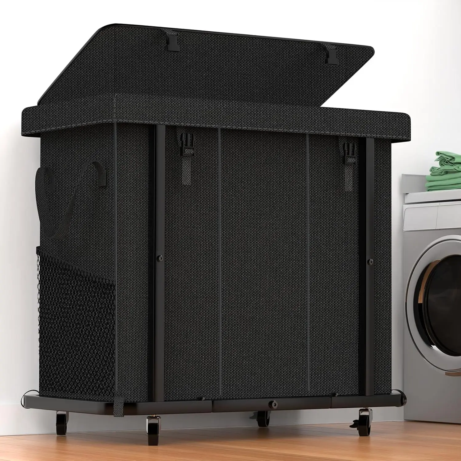 60 Gal 3 Section Rolling Laundry Basket with Metal Frame and Removable Bag, Large Laundry Hamper for Bedroom and Laundry Room
60 Gal 3 Section Rolling Laundry Basket with Metal Frame and Removable Bag, Large Laundry Hamper for Bedroom and Laundry Room