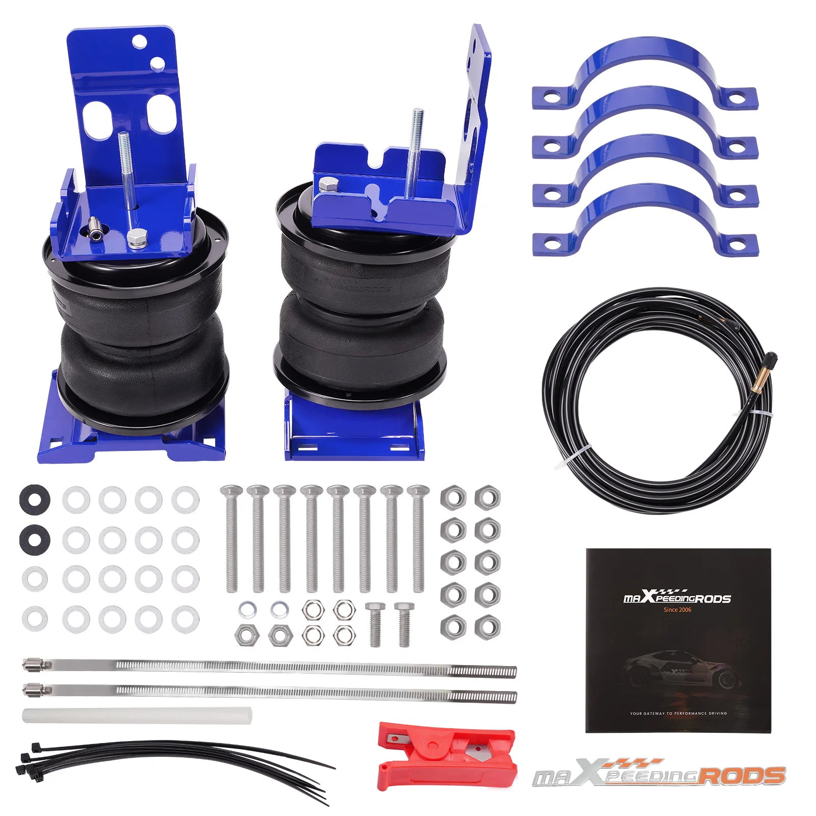 Rear Air Helper Spring Leveling Kit For Ford E-450 Super Duty 2006-08
Rear Air Helper Spring Leveling Kit For Ford E-450 Super Duty 2006-08