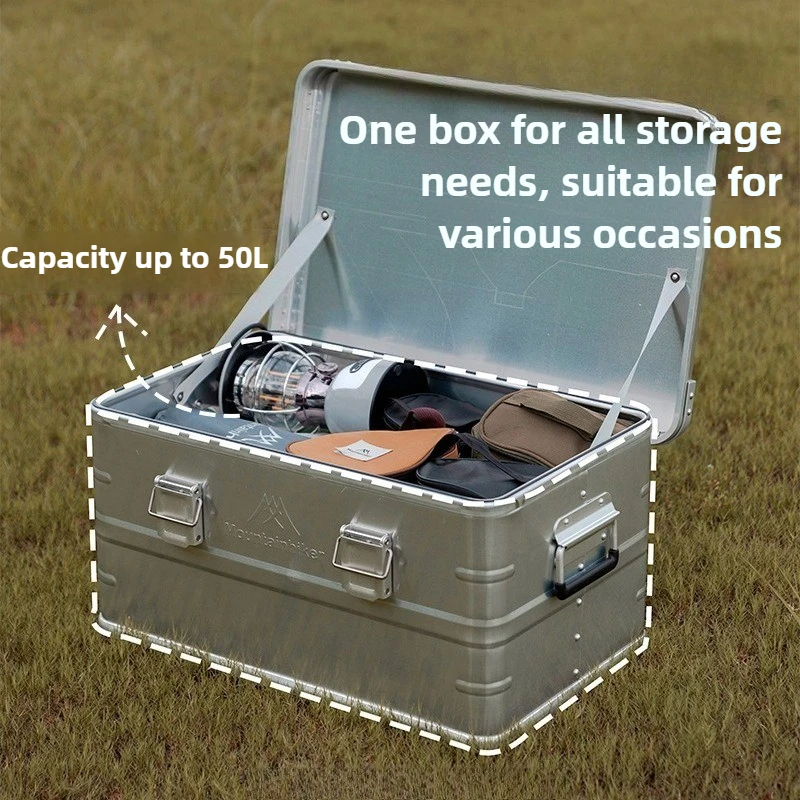 Большой вместительный ящик для хранения из алюминиевого сплава, легкий ящик для хранения для путешествий на открытом воздухе, портативные многофункциональные коробки, туристическое снаряжение
Большой вместительный ящик для хранения из алюминиевого сплава, легкий ящик для хранения для путешествий на открытом воздухе, портативные многофункциональные коробки, туристическое снаряжение