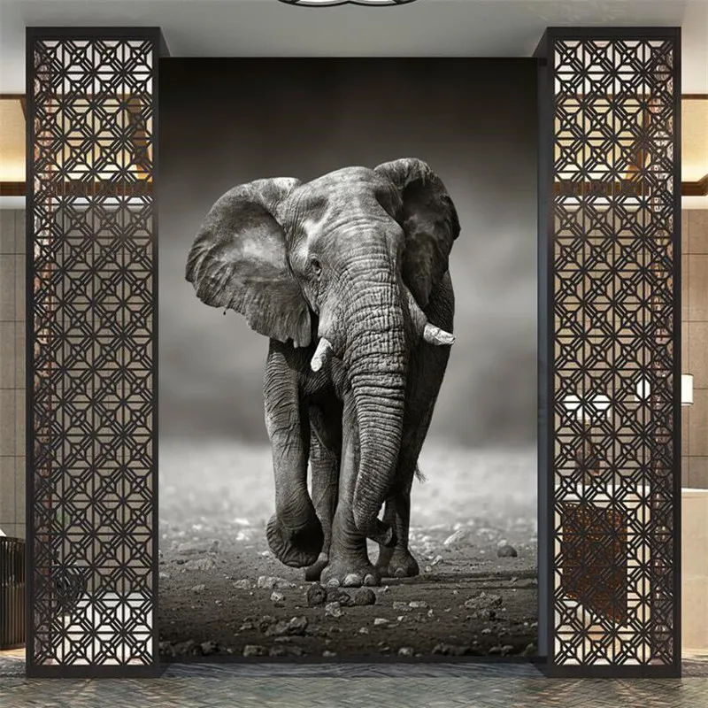 Custom African Elephant Black and White Photo Wallpapers for Living Room Bedroom Decor Papel De Parede 3D Wall Papers Home Decor
Custom African Elephant Black and White Photo Wallpapers for Living Room Bedroom Decor Papel De Parede 3D Wall Papers Home Decor