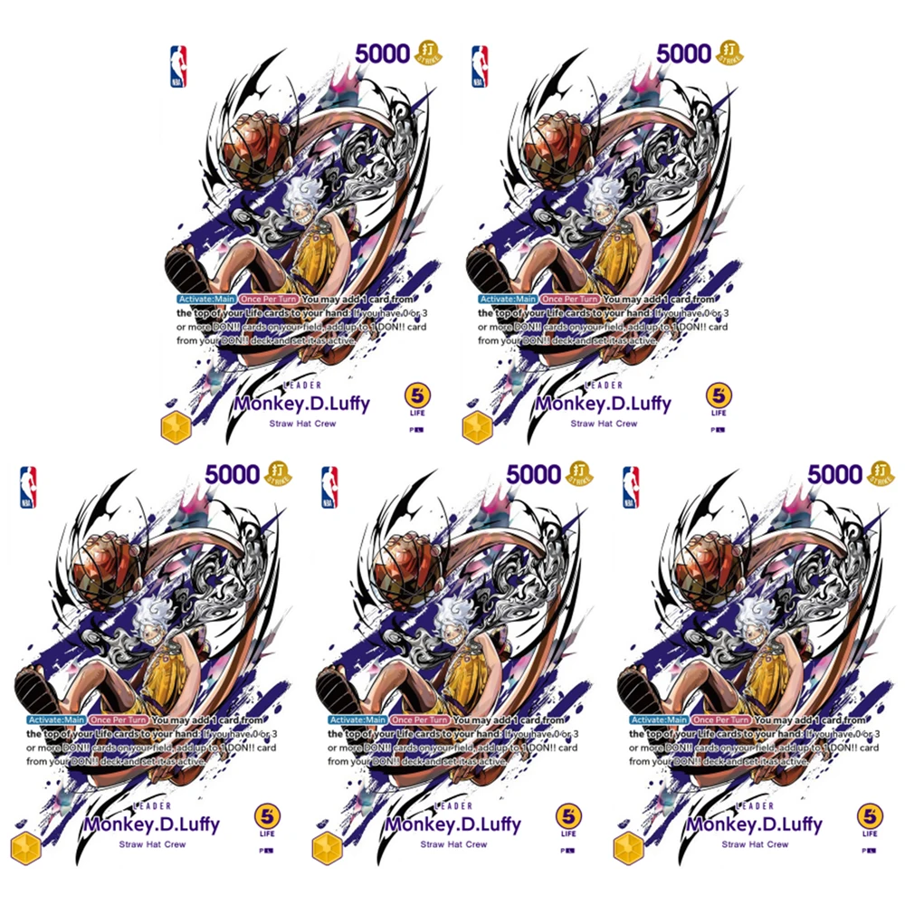 10Pcs/set Diy English One Piece Basketball Series Luffy Ace Shanks Nami OPCG Flash Card Self Made Anime Collection Card Gift Toy
10Pcs/set Diy English One Piece Basketball Series Luffy Ace Shanks Nami OPCG Flash Card Self Made Anime Collection Card Gift Toy
