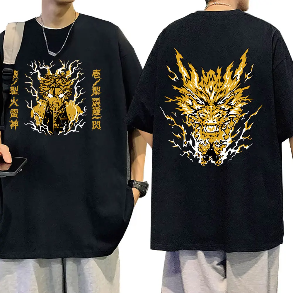 Anime Demon Slayer Agatsuma Zenitsu Graphic T Shirts Unisex High Quality Cotton T-shirt Men Women Clothing Casual Oversized Tees
Anime Demon Slayer Agatsuma Zenitsu Graphic T Shirts Unisex High Quality Cotton T-shirt Men Women Clothing Casual Oversized Tees