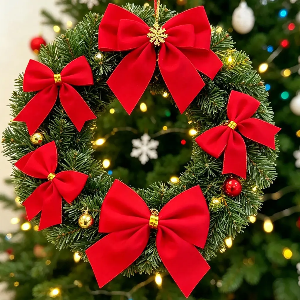 12PCS 5cm-6cm(appr) Bow Christmas Decorations Christmas Tree New Year Holiday Party Decoration
12PCS 5cm-6cm(appr) Bow Christmas Decorations Christmas Tree New Year Holiday Party Decoration