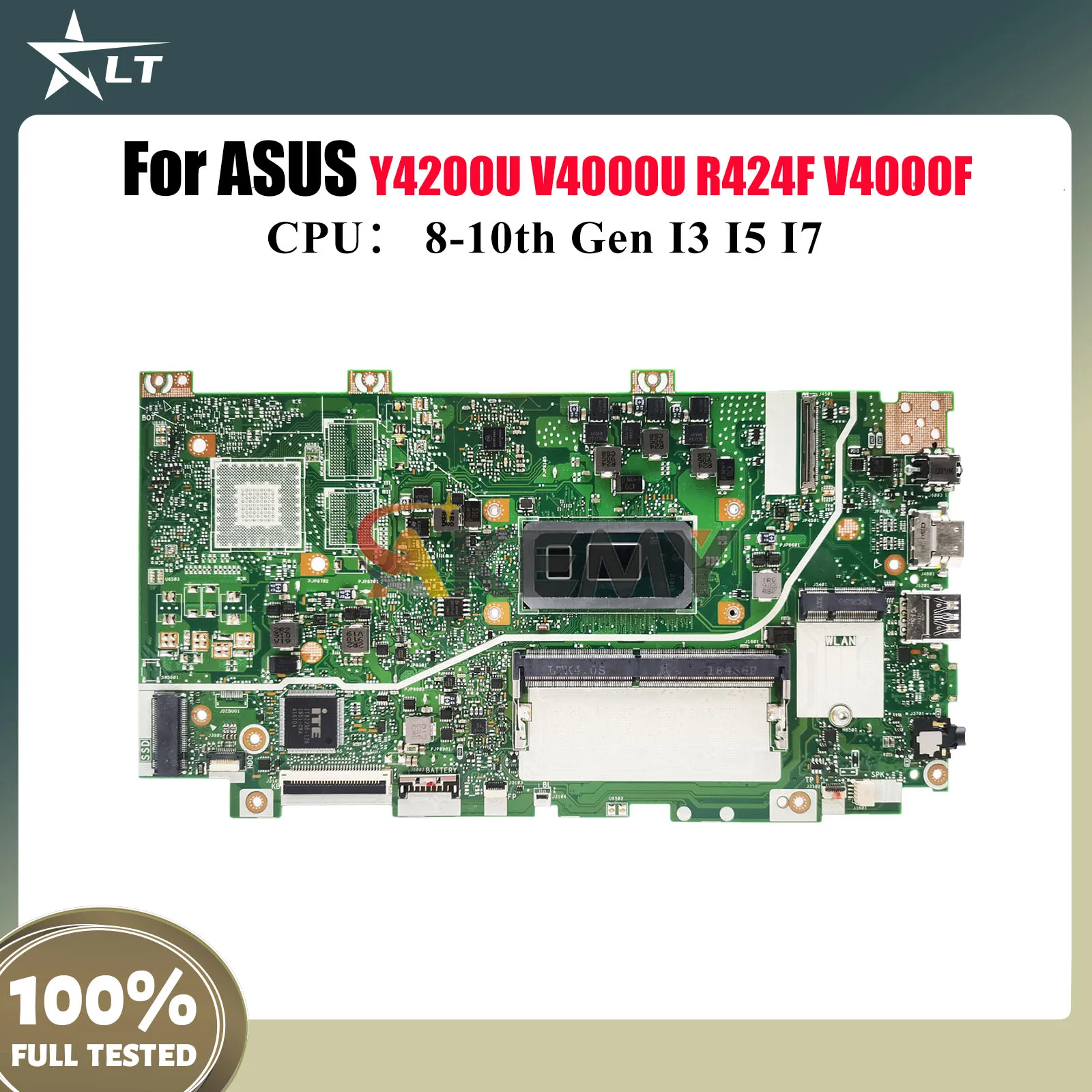 X412FA Laptop Motherboard For ASUS X412FAC V4000F V4000U X412FL X412F Y4200U X412FJC X412FLG R424F Mainboard With I3 I5 I7 CPU
X412FA Laptop Motherboard For ASUS X412FAC V4000F V4000U X412FL X412F Y4200U X412FJC X412FLG R424F Mainboard With I3 I5 I7 CPU