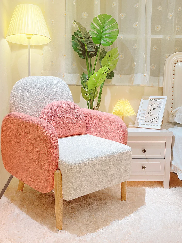 Living Room Sofas Chair Cashmere Nordic Furniture Great Sofas Stool Design Single Armchair Bedroom Lovely Makeup Soft Chair Seat
Living Room Sofas Chair Cashmere Nordic Furniture Great Sofas Stool Design Single Armchair Bedroom Lovely Makeup Soft Chair Seat