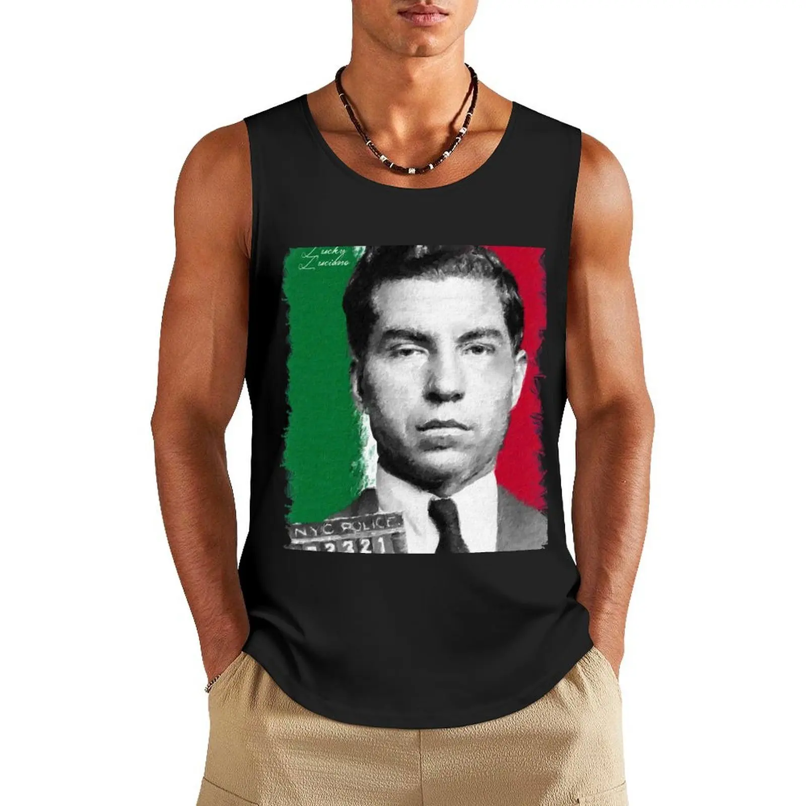 Lucky Luciano- Oil Painted Art Tank Top sexy clothes men clothes for men summer Sleeveless top gym t shirt men
Lucky Luciano- Oil Painted Art Tank Top sexy clothes men clothes for men summer Sleeveless top gym t shirt men