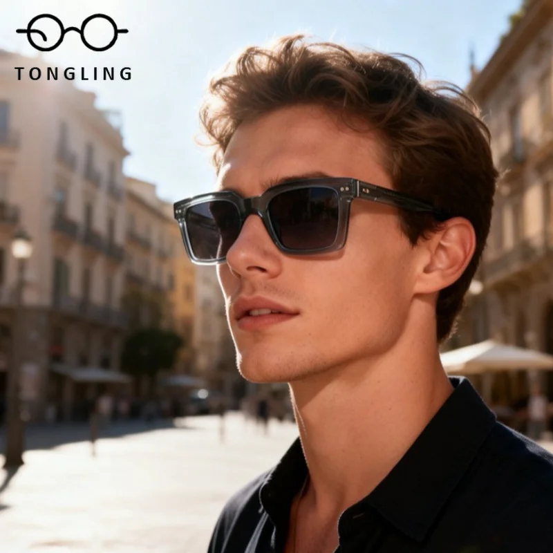 Top Fashion Trendy Men Sunglasses Vintage Personality Retro Style High-End Sense Handmade Quality Acetate Outdoor Square Eyewear
Top Fashion Trendy Men Sunglasses Vintage Personality Retro Style High-End Sense Handmade Quality Acetate Outdoor Square Eyewear