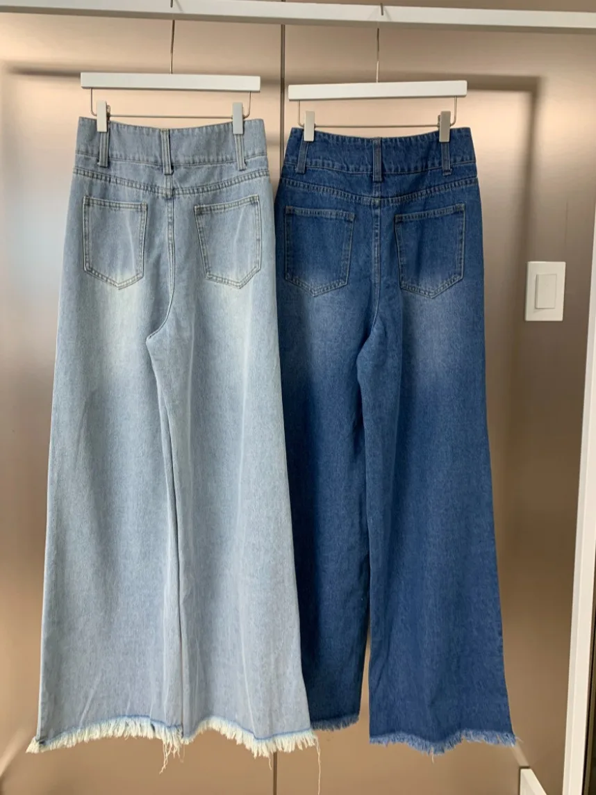 Retro Waed Faded High Waist Wide Leg Denim Jeans Dongda Gate Sle Soft Fabric Commute Suitable for 8-24 Years Old Women
Retro Waed Faded High Waist Wide Leg Denim Jeans Dongda Gate Sle Soft Fabric Commute Suitable for 8-24 Years Old Women