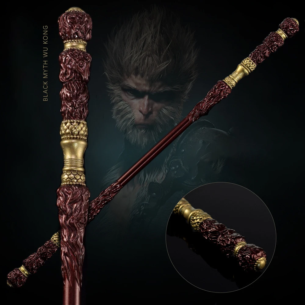 22cm Wukong Game Golden Cudgel Peripheral Ornaments Direct Hit The Destiny Golden Staff Hoop Metal Crafts Toy Model
22cm Wukong Game Golden Cudgel Peripheral Ornaments Direct Hit The Destiny Golden Staff Hoop Metal Crafts Toy Model