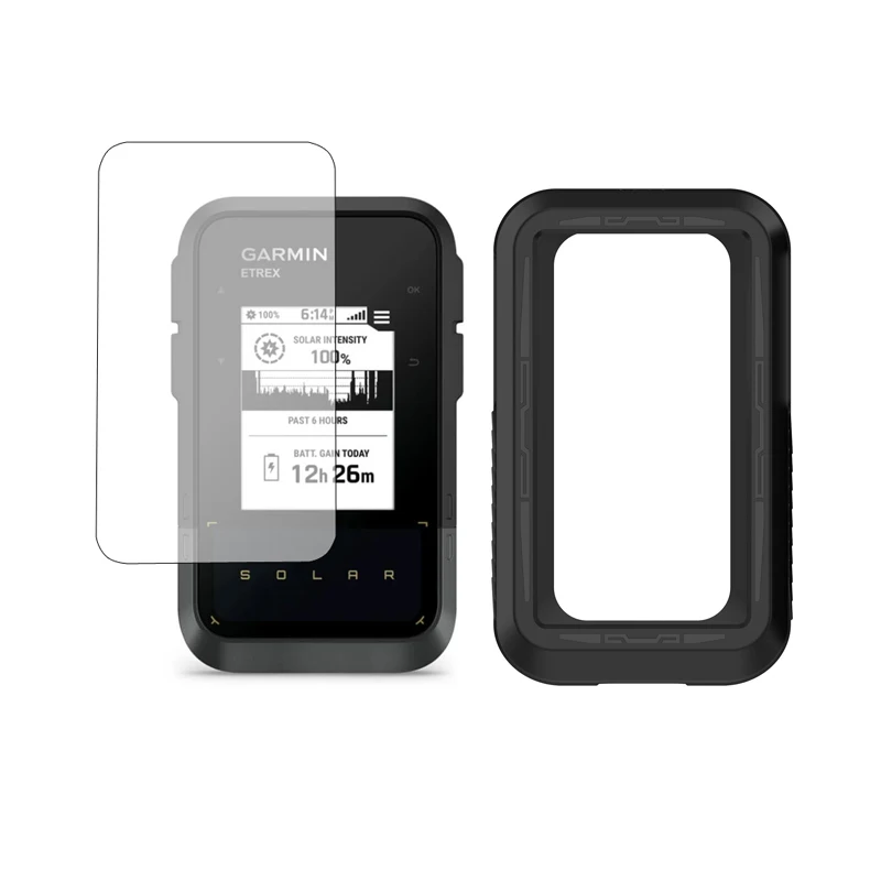 Силиконовый мягкий чехол-бампер, Защитная пленка для экрана Garmin Etrex Solar / Etrex SE, защитный чехол, аксессуары
Силиконовый мягкий чехол-бампер, Защитная пленка для экрана Garmin Etrex Solar / Etrex SE, защитный чехол, аксессуары