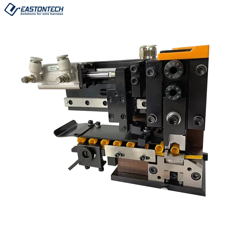 EW-09H011 Pneumatic Horizontal Mould Lateral Feeding Applicator Plastic Carrier Strip Mold Cable Manufacturing Equipment
EW-09H011 Pneumatic Horizontal Mould Lateral Feeding Applicator Plastic Carrier Strip Mold Cable Manufacturing Equipment