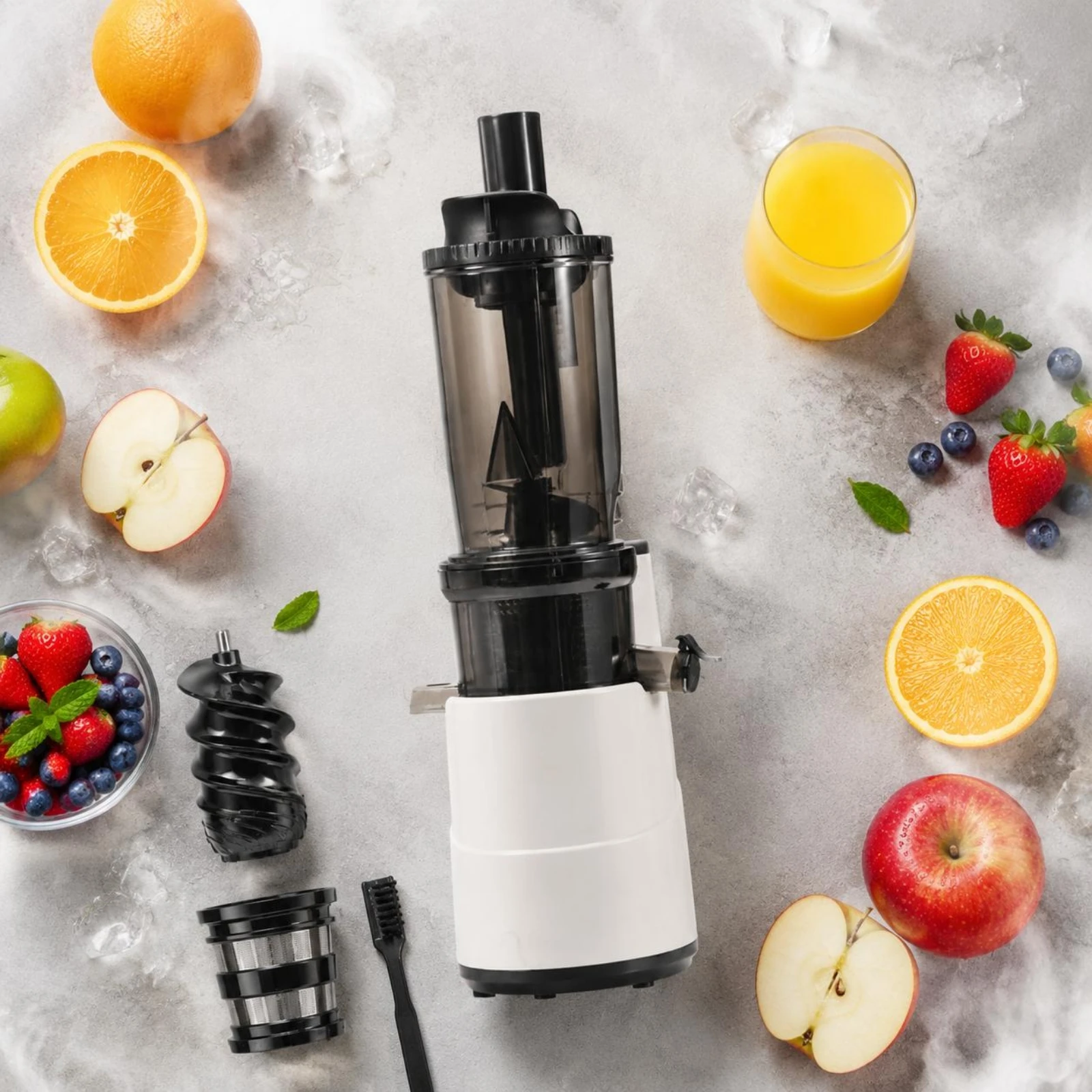 Wide Chute Juicer Pulp Separation Electric Fruit Juicer Juice Extractor Low Speed Pressing Simple Assembly for Home
Wide Chute Juicer Pulp Separation Electric Fruit Juicer Juice Extractor Low Speed Pressing Simple Assembly for Home