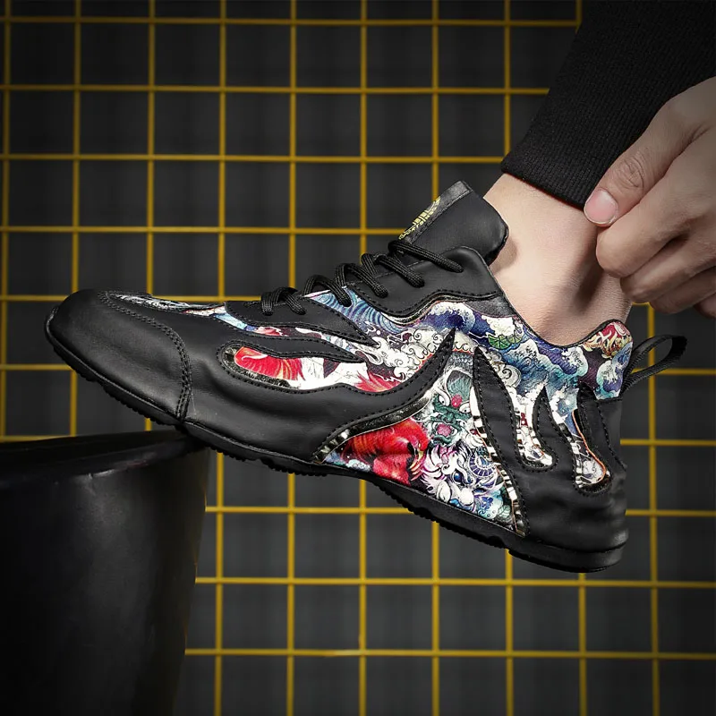 Men's shoes European autumn casual Daddy shoes bag sole Korean version sneakers trend increase graffiti fashion shoes
Men's shoes European autumn casual Daddy shoes bag sole Korean version sneakers trend increase graffiti fashion shoes