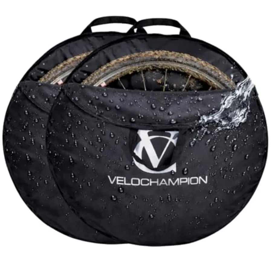 VeloChampion Waterproof Bicycle Wheel Bag Storage Cover Mountain, Road, Gravel or BMX 650b. 700c. 16" 20" 24" 26" 27.5" 29" Bik
VeloChampion Waterproof Bicycle Wheel Bag Storage Cover Mountain, Road, Gravel or BMX 650b. 700c. 16" 20" 24" 26" 27.5" 29" Bik