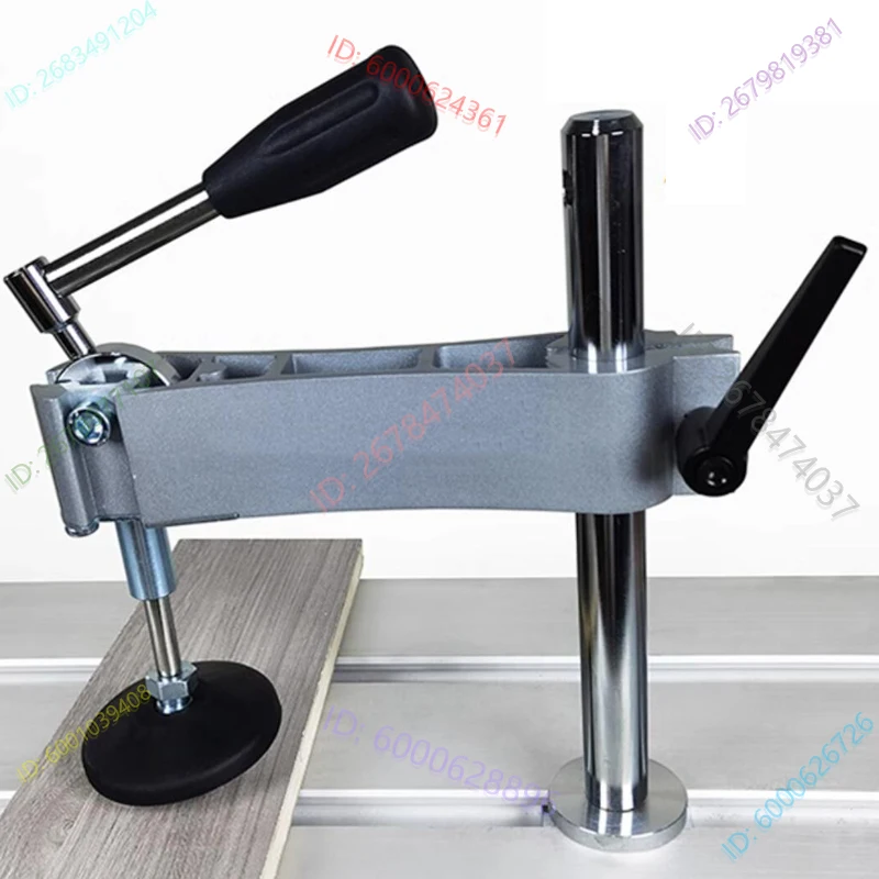 Precision sliding table panel saw Precision table saw Adjustable horizontal hinge clamp eccentric plate manual clamp
Precision sliding table panel saw Precision table saw Adjustable horizontal hinge clamp eccentric plate manual clamp