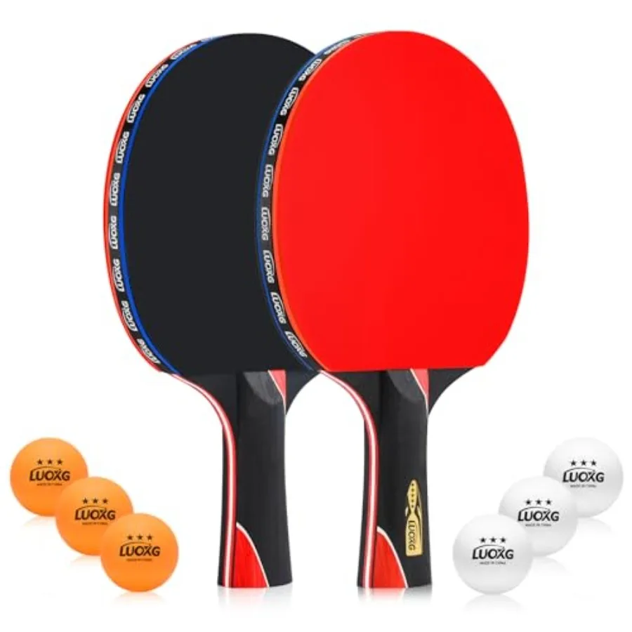 Ping Pong Paddles, Ping Pong Paddles Set of 2, Includes Paddles and Balls, Table Tennis Rackets Set Suitable for Beginners and
Ping Pong Paddles, Ping Pong Paddles Set of 2, Includes Paddles and Balls, Table Tennis Rackets Set Suitable for Beginners and