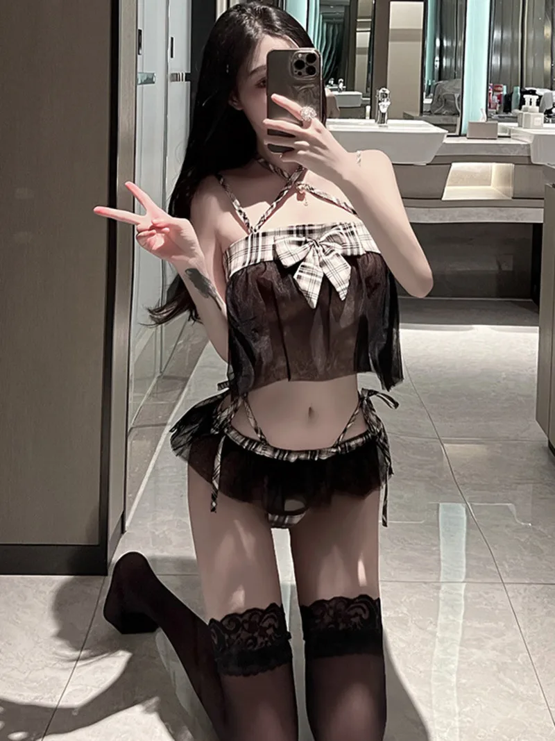 Bodysuits Lingerie Sweet Plaid Bra Maid Sexy Mesh Uniform Cosplay Romper Women Womens Crop Tops Lace Jumpsuit Body Suits 0RRT
Bodysuits Lingerie Sweet Plaid Bra Maid Sexy Mesh Uniform Cosplay Romper Women Womens Crop Tops Lace Jumpsuit Body Suits 0RRT