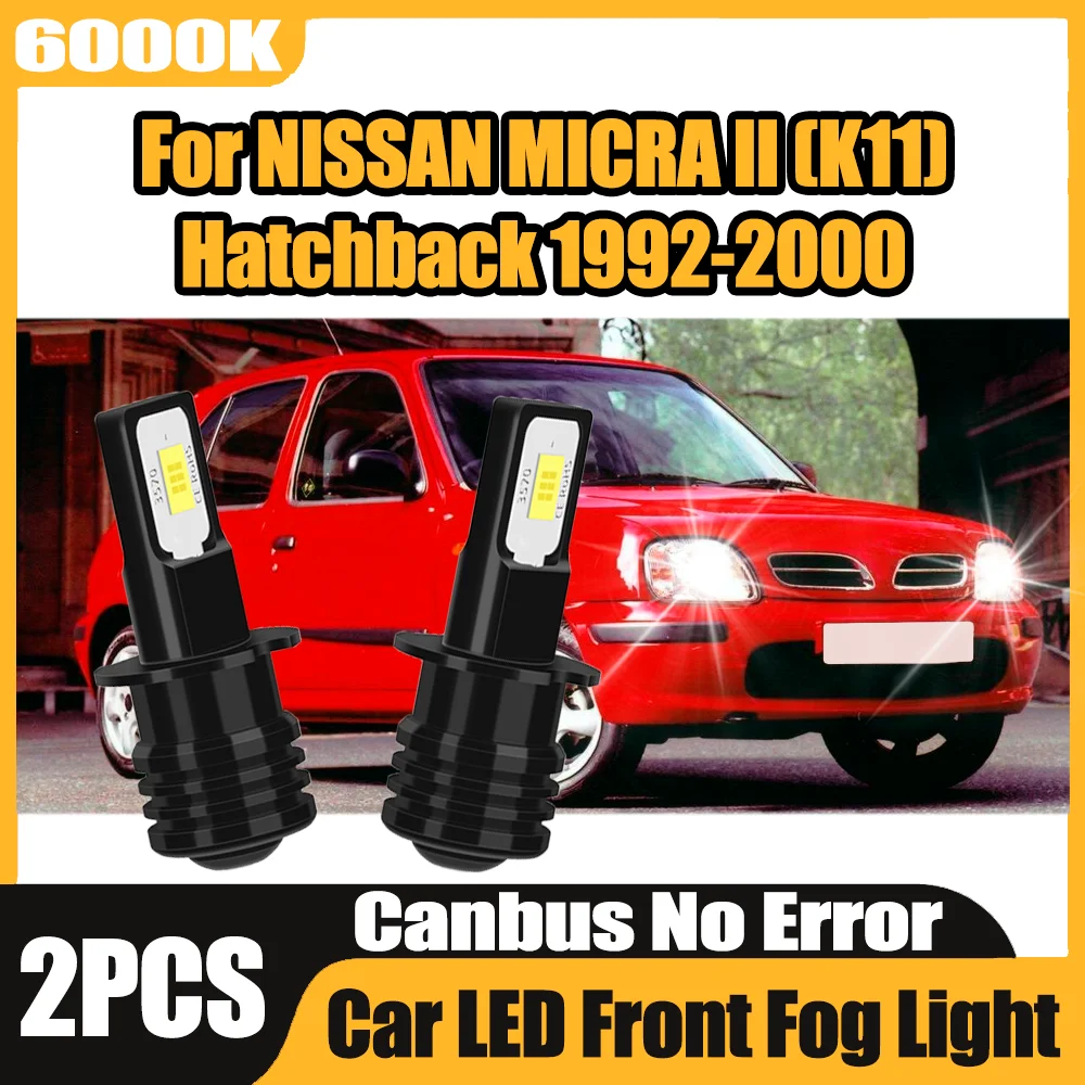 2PCS Plug And Play 90W Fog Lamps H3 Car LED Front Fog Light 6000K Canbus No Error For NISSAN MICRA II (K11) Hatchback 1992-2000
2PCS Plug And Play 90W Fog Lamps H3 Car LED Front Fog Light 6000K Canbus No Error For NISSAN MICRA II (K11) Hatchback 1992-2000