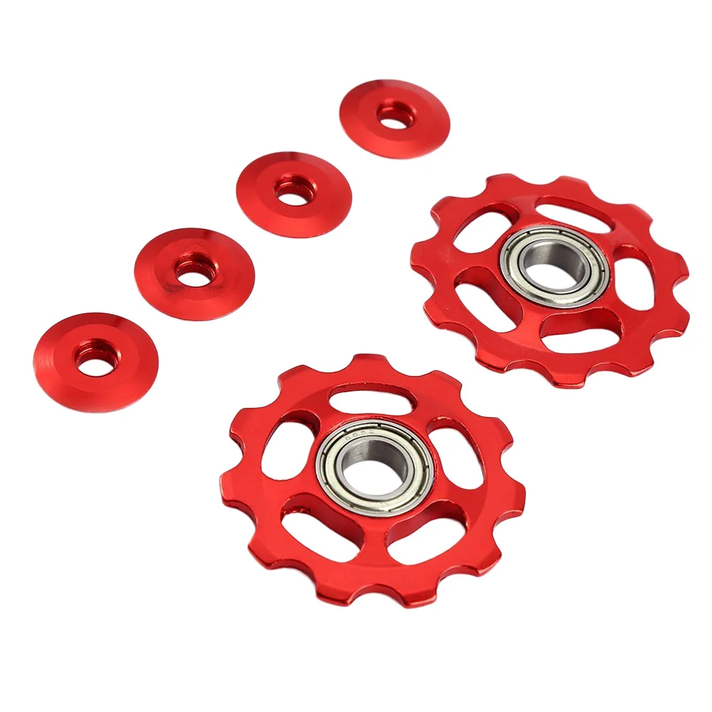 2pcs Rear Derailleur Pulley 11t Bike Gear Accessory Aluminum Alloy Durable Long Lasting Mountain Bicycle Component
2pcs Rear Derailleur Pulley 11t Bike Gear Accessory Aluminum Alloy Durable Long Lasting Mountain Bicycle Component