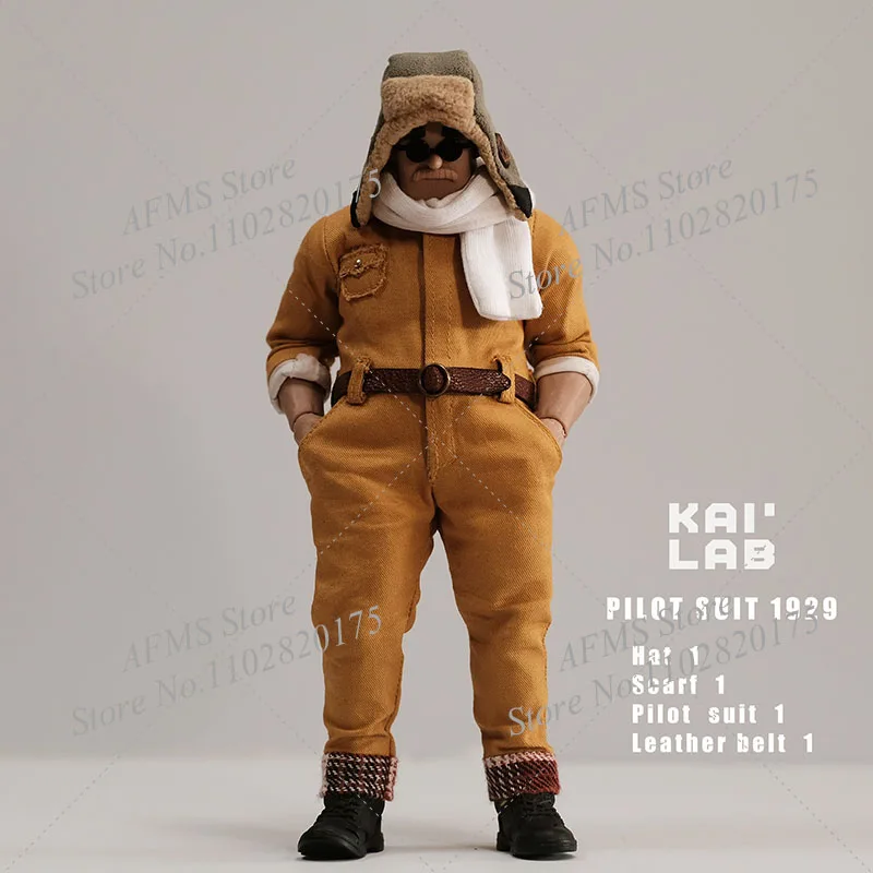 KAI LAB Nottaa 1/10 Scale Collectible Figure Middle-Aged Man Hat Scarf Pilot Suit Fit 6Inch Big Size Action Figure Model Dolls
KAI LAB Nottaa 1/10 Scale Collectible Figure Middle-Aged Man Hat Scarf Pilot Suit Fit 6Inch Big Size Action Figure Model Dolls