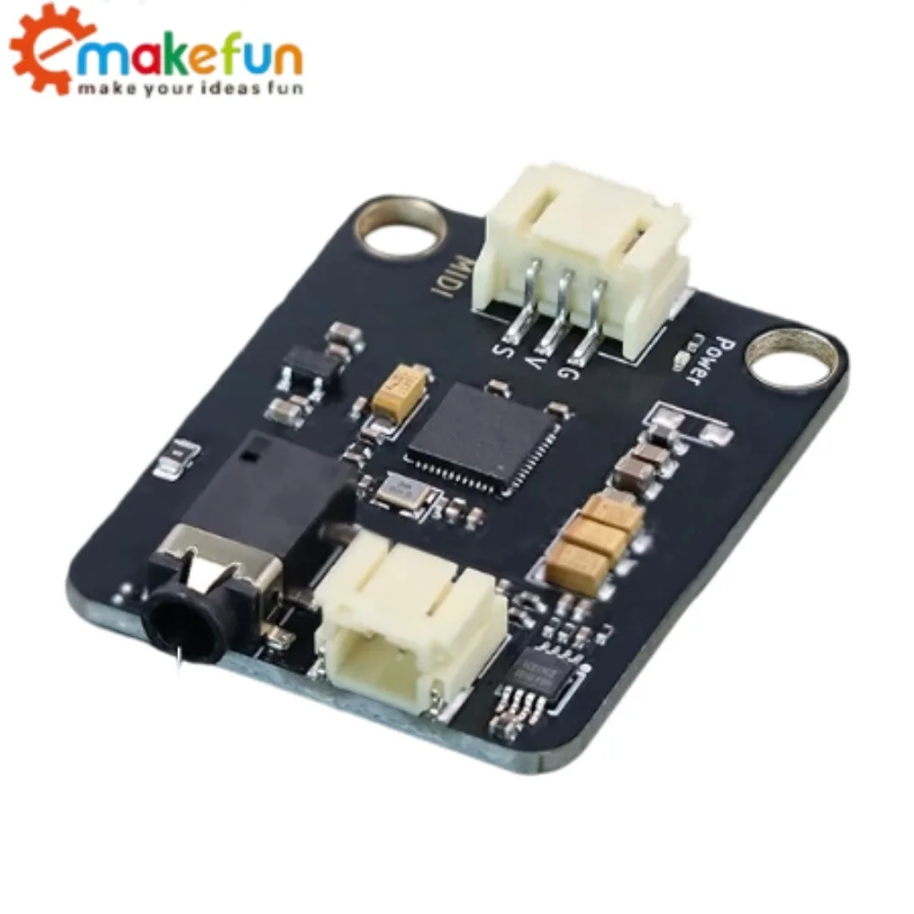 MIDI Digital Music Module Suitable for Arduino/ESP32/Microbit/Raspberry Pi General MIDI 2.0 Standard Music Synthesis Module
MIDI Digital Music Module Suitable for Arduino/ESP32/Microbit/Raspberry Pi General MIDI 2.0 Standard Music Synthesis Module