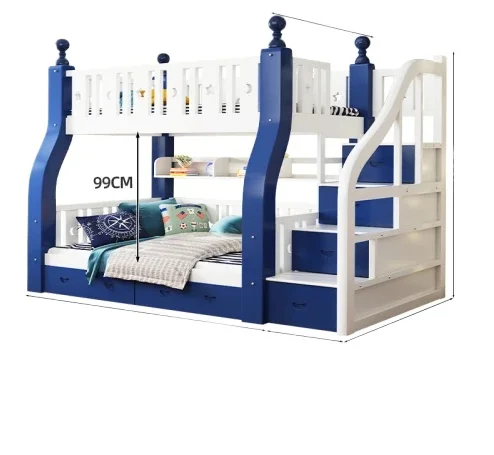 Double bunk beds, bunk beds, for small-sized beds, all-solid wood combined dislocation mother bed for children.
Double bunk beds, bunk beds, for small-sized beds, all-solid wood combined dislocation mother bed for children.